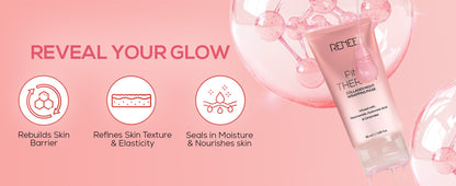 RENEE Pink Therapy Collagen Night Wrapping Face Mask | For Young, Hydrated Skin | Texture & Elasticity | Improves Skin Barrier | Hyaluronic Acid & Niacinamide Infused | 50 ml